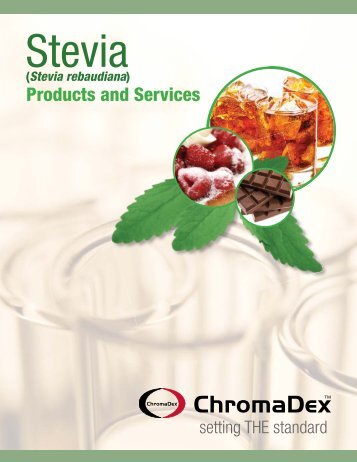 ChromaDex® Stevia Products & Services
