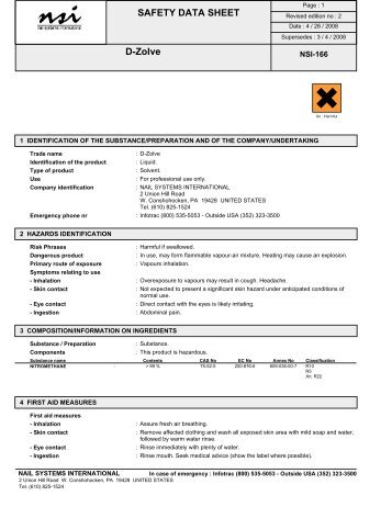 D-Zolve - Nail Systems International (UK)