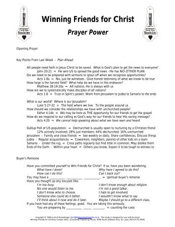 2 - Prayer Power - Teacher Notes - Bible Stories for Adults