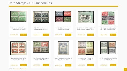 Rare Stamps • U.S. Cinderellas