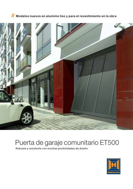 Puerta de garaje comunitario ET500 - Hormann.es