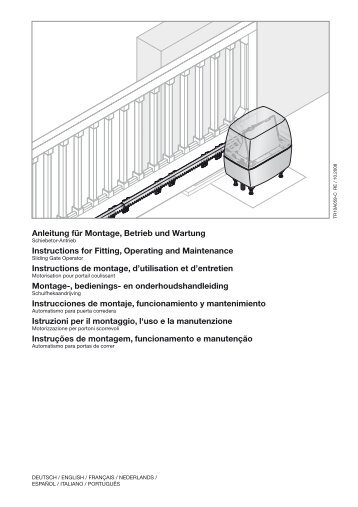 Automatismo para puerta corredera LineaMatic - HÃ¶rmann