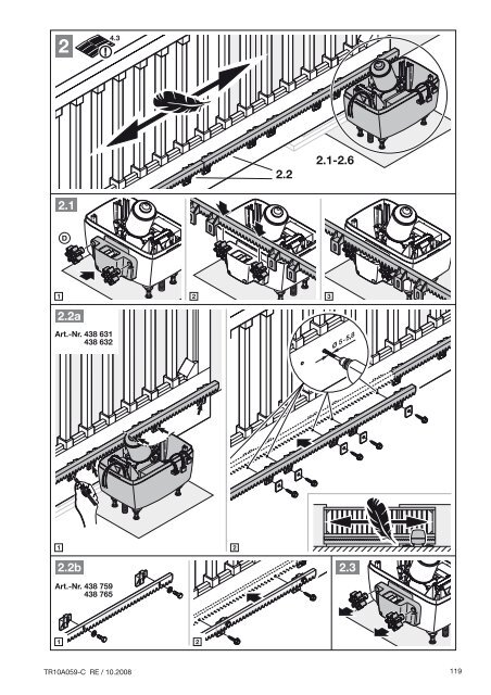 Automatismo para puerta corredera LineaMatic - HÃ¶rmann