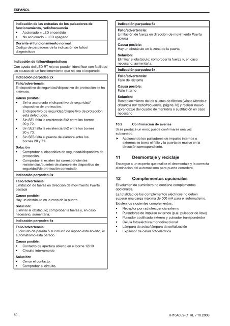 Automatismo para puerta corredera LineaMatic - HÃ¶rmann