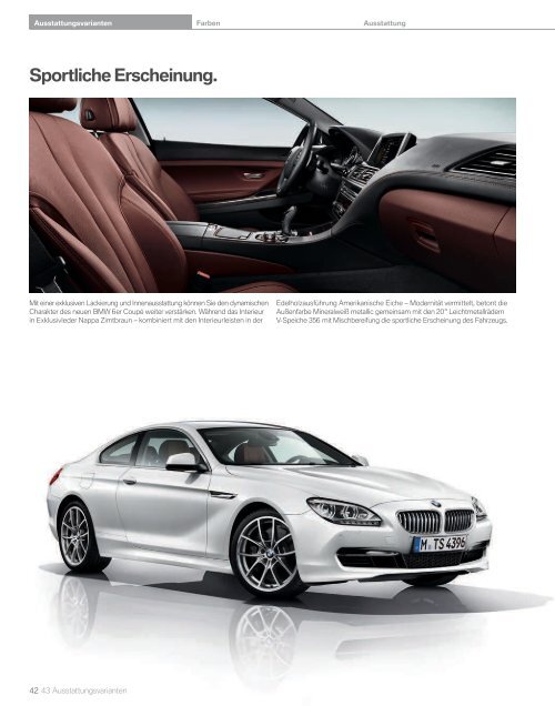 DER BMW 6er. COUPÉ UND CABRIO. - BMW Nefzger