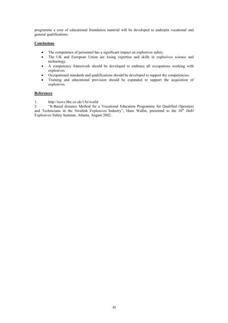 Contents of Annexes Annex 1 List of Partners in EUEXcert Annex 2 ...