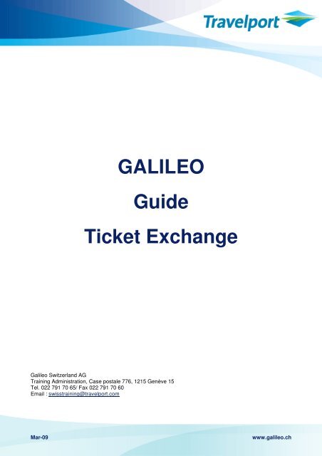 Galileo Guide Ticket Exchange 09