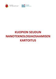 Kuopionseudun Nanoteknologiaosaamisen kartoitus-raportti 2011