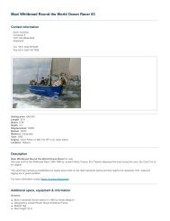 Maxi Whitbread Round the World Ocean Racer 83 - Salona Yachts