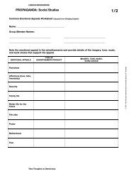 Common Emotional Appeals Worksheet - Teen Thoughts on ...