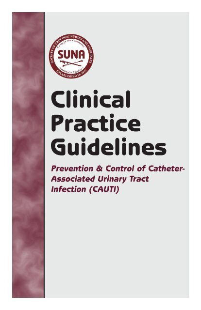 Prevention & Control of Catheter-Associated Urinary Tract ... - SUNA