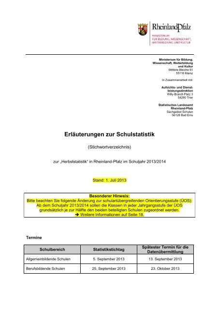 im PDF-Format - BBS-Schulstatistik