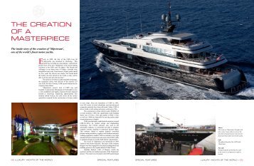 THE CREATION OF A MASTERPIECE - CMN Yacht Division