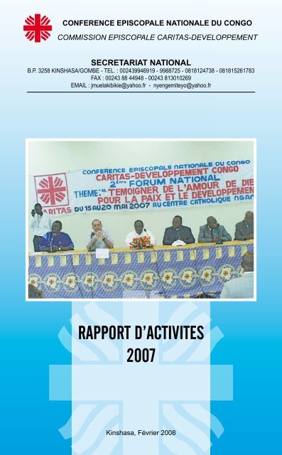 RAPPORT D'ACTIVITES 2007 - Caritas