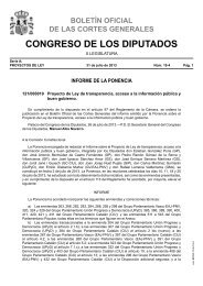 Ley de transparencia - Congreso de los Diputados