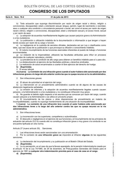 Ley de transparencia - Congreso de los Diputados