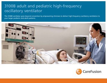 Sensormedics 3100B Brochure - CareFusion