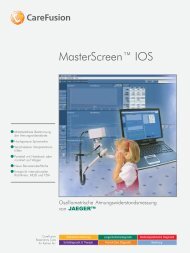 MasterScreenâ¢â¢ IOS - CareFusion.de