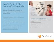 MasterScreen IOS Impuls-Oszillometrie - CareFusion