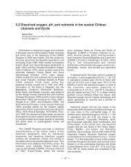 Dissolved oxygen, pH, and nutrients in the austral Chilean - ComitÃ© ...