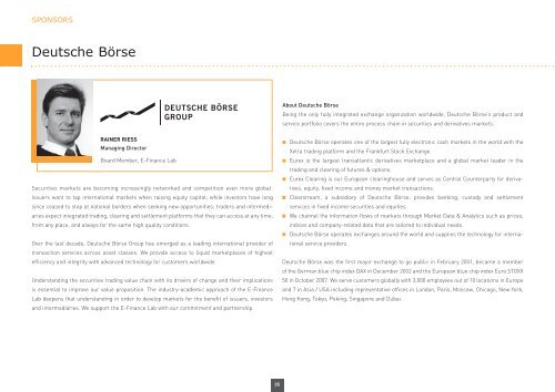 The E-Finance Value Chain - E-Finance Lab Frankfurt am Main