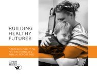 2012 Annual Report - Colorado Coalition for the Homeless