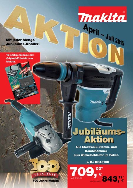 Makita Aktion April - Juli 2015