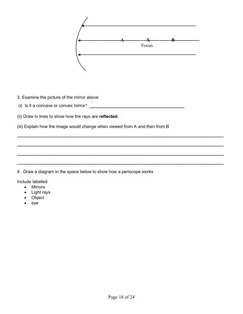 Year 9 2009 Exam