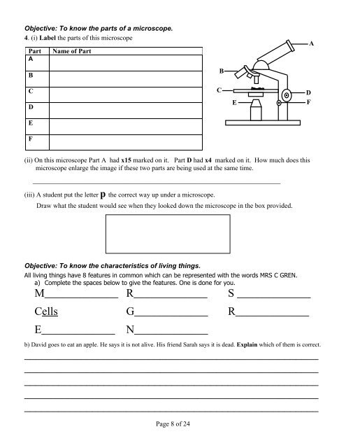 Year 9 2009 Exam