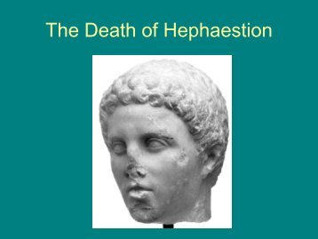 The Death of Hephaestion
