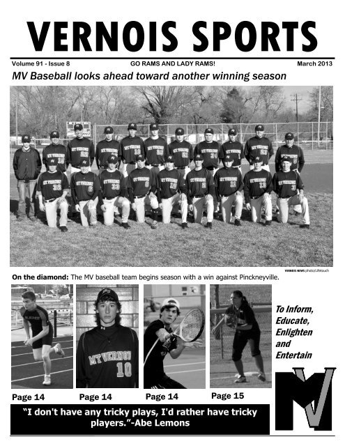 2013_Vernois News - Mount Vernon Township High School