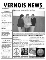 2008_Vernois News - Mount Vernon Township High School