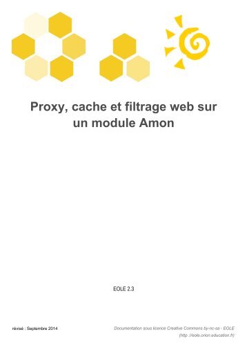 Proxy, cache et filtrage web sur un module Amon - Eole - AcadÃ©mie ...