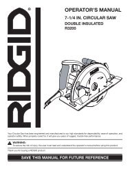 Ridgid R3200 7-1/4