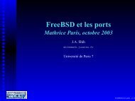 FreeBSD et les ports