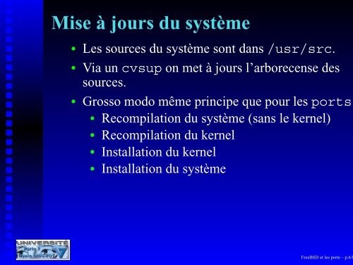 FreeBSD et les ports