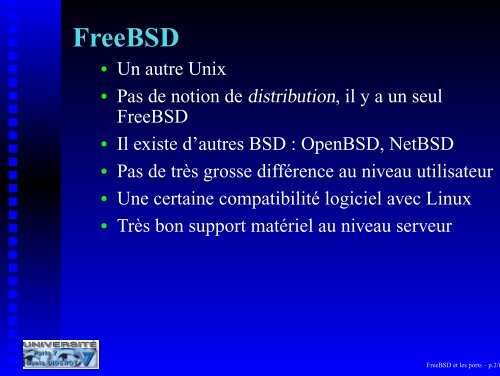 FreeBSD et les ports