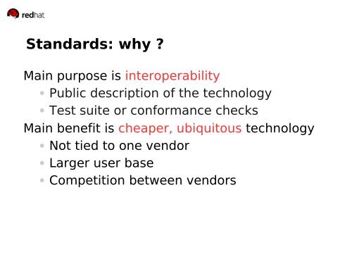 Standards, the kernel and Open Source - Daniel Veillard