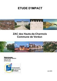 Etude d'impact ZAC des Hauts-de-Charmois Com - Verdun