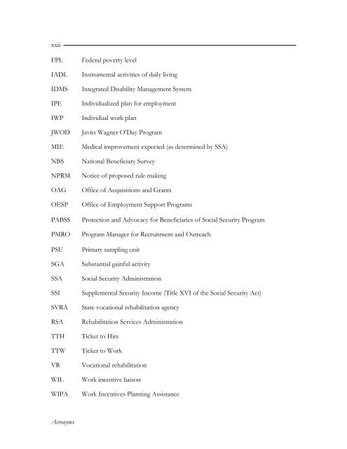 Evaluation of the  Ticket To Work Program - Mathematica Policy ...