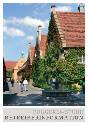 FUGGEREI-STUBE BETREIBERINFORMATION