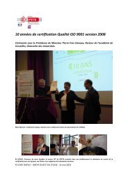 10 annÃ©es de certification QualitÃ© ISO 9001 version 2008 - GRETA