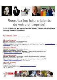 Recrutez les futurs talents de votre entreprise! Vous ... - GRETA