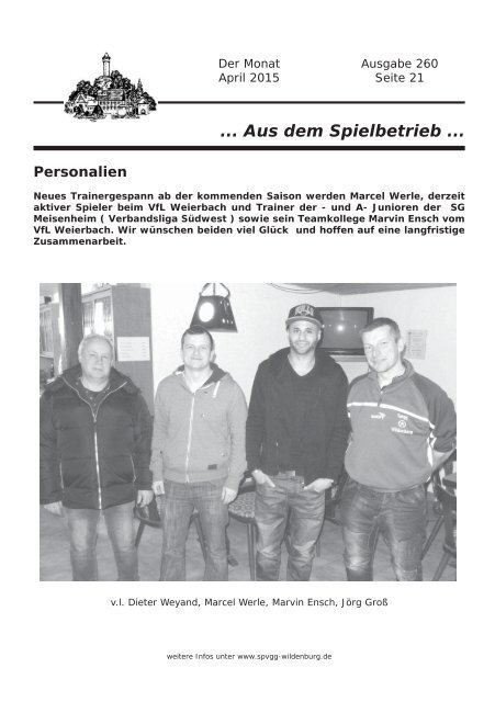 Ausgabe 260 - April 2015