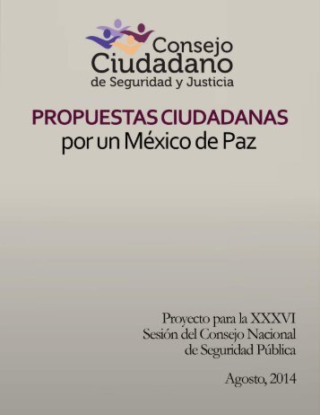 Propuestas Ciudadanas por un Mexico de Paz