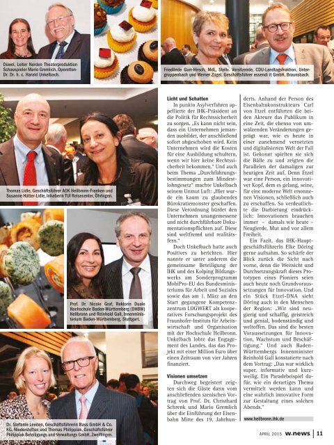Exportregion Heilbronn-Franken| w.news 04.2015