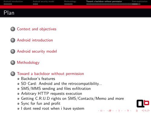 Android OEM's applications (in)security and backdoors ... - QuarksLAB