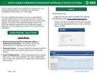 2 Job Aid: How to submit a MAC or Invoice in 6 steps - esa-p