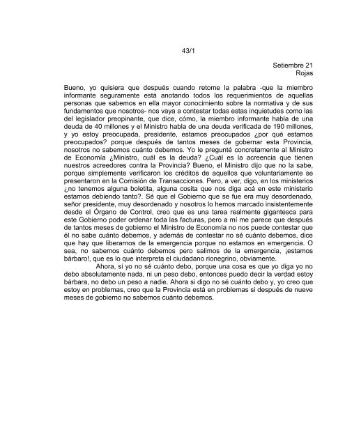 Nº - Legislatura de Río Negro