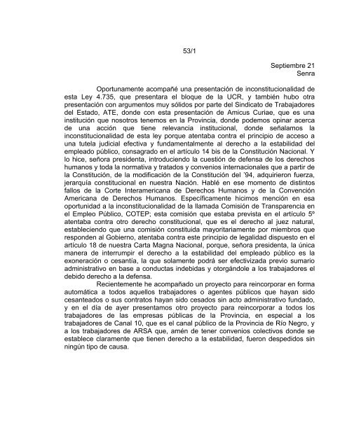 Nº - Legislatura de Río Negro